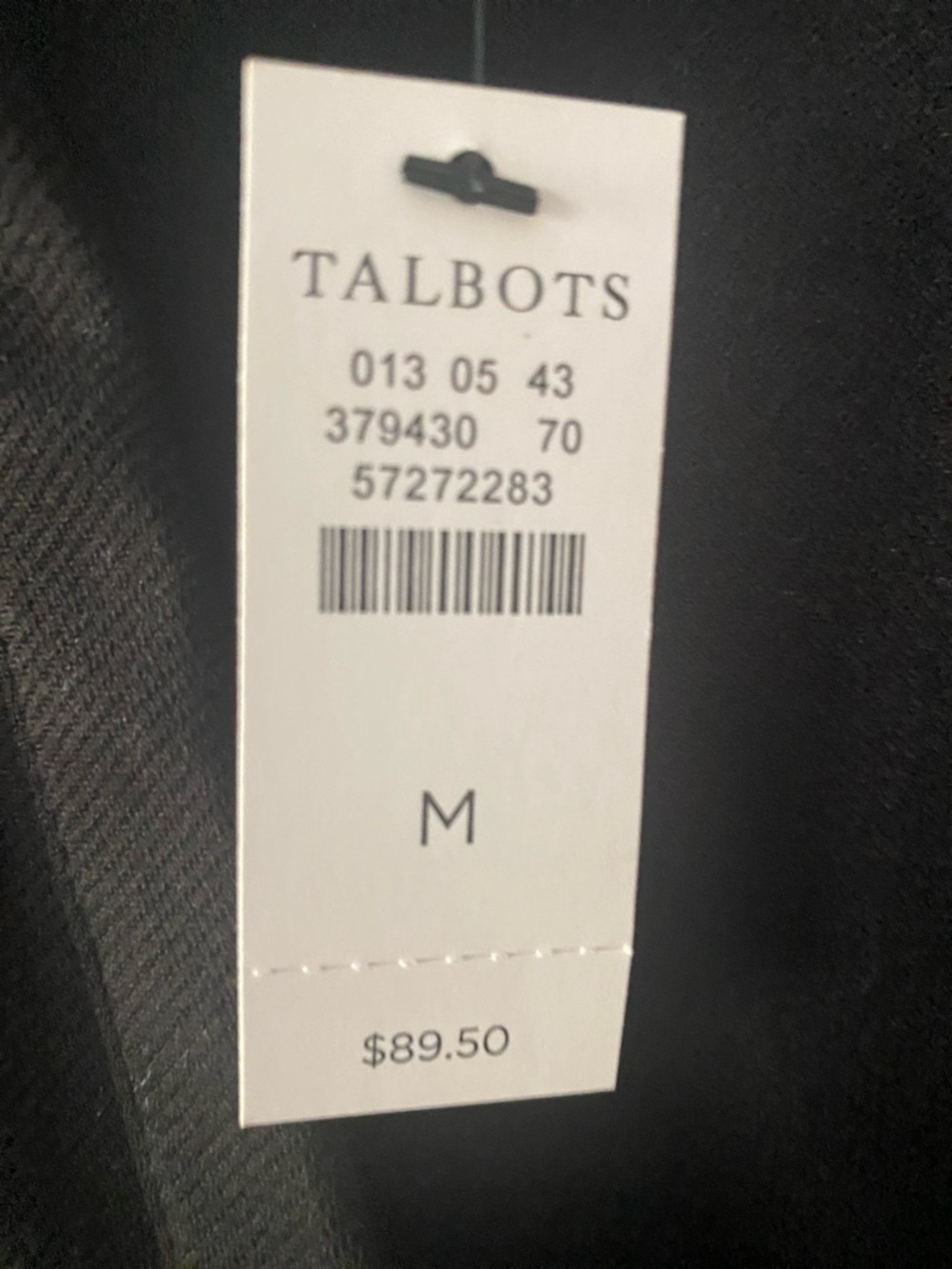 Talbots Black V-neckline Collared Blouse - Medium - Picture 10 of 16